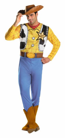 Regular and Plus Size Mens Woody Costume