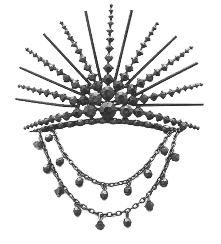 Black Spiked Tiara