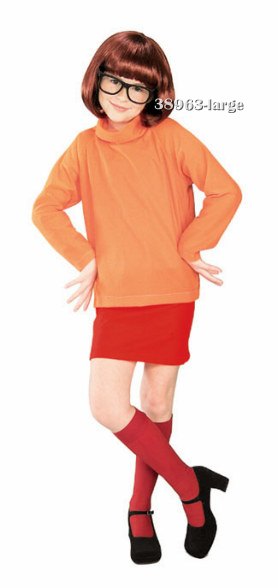 Girls Scooby-Doo Velma Costume