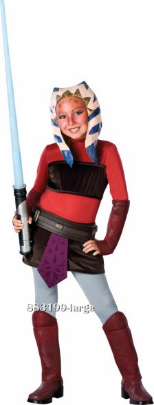 Deluxe Star Wars Girls Ahsoka Costume