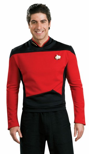 Deluxe Adult Next Generation Red Shirt Costume