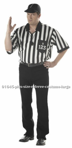 Plus Size Referee Costume