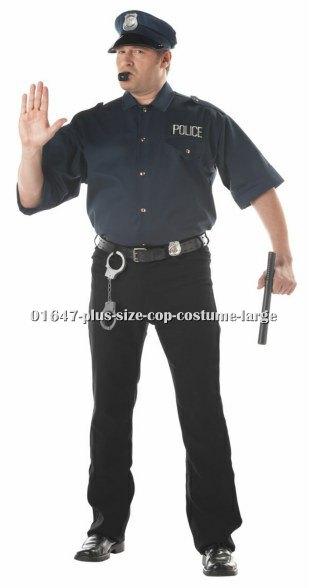 Plus Size Cop Costume