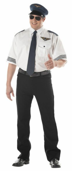 Plus Size Airline Pilot Costume