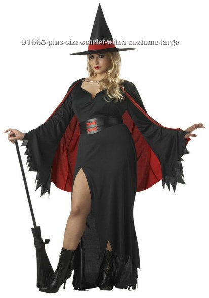 Plus Size Scarlet Witch Costume