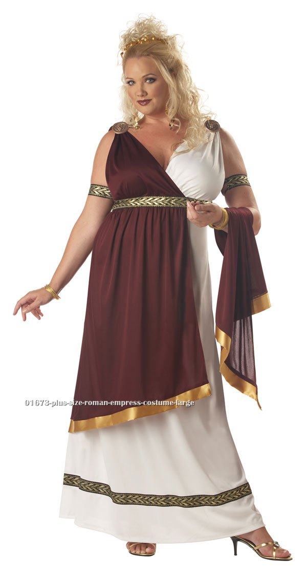 Plus Size Roman Empress Costume