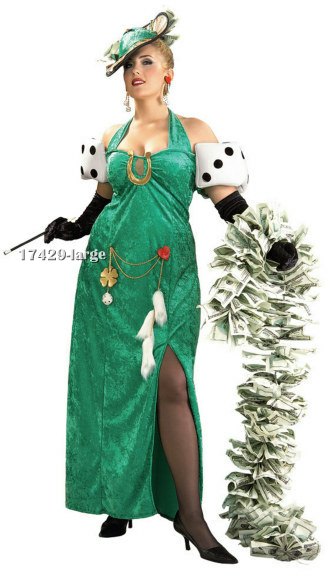 Plus Size Lady Luck Costume