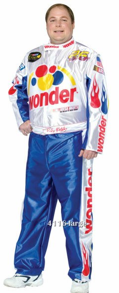 Plus Size Ricky Bobby Costume