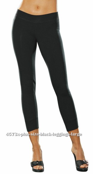 Plus Size Black Leggings