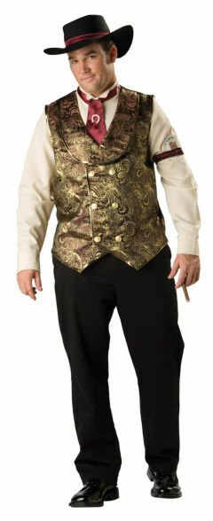 Plus Size Super Deluxe Gambling Man Casino Costume