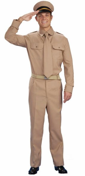 Plus Size World War II General Costume