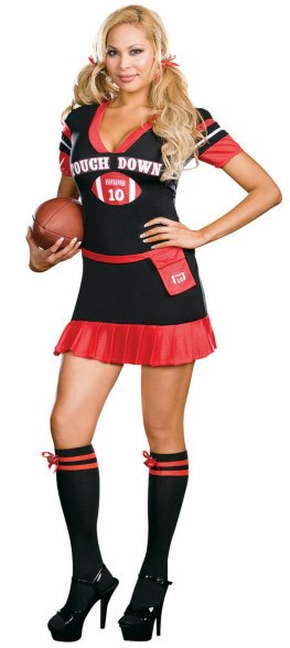 Plus Size Sexy Touch Down Football Costume Costumes Life