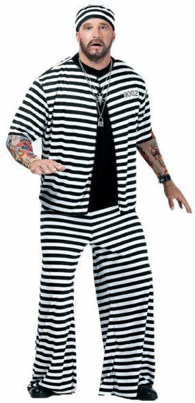 Plus Size Prison Playa Costume