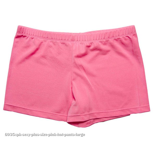 Sexy Plus Size Pink Hot Pants