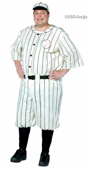 Plus Size Baseball Player Costume