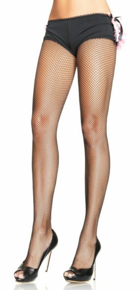 Plus Size Black Fishnet Pantyhose