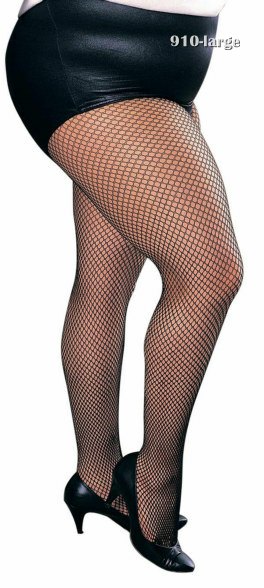 Adult Plus Size Fishnet Tights