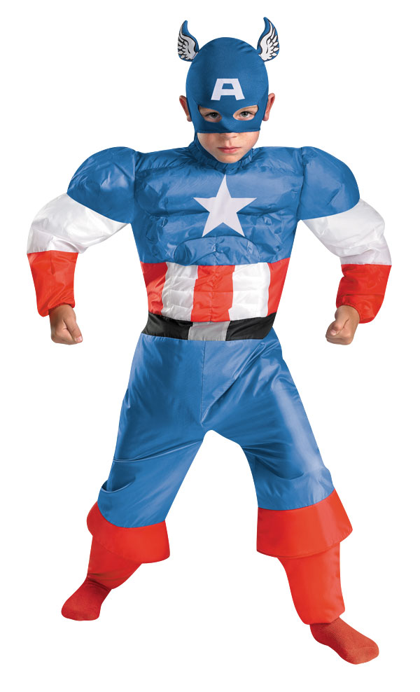 Kids Inflatable Captain America Costume