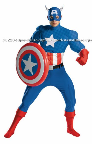 Super Deluxe Captain America Costume