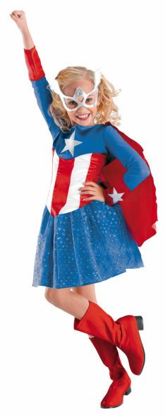 Captain America Girl Costume