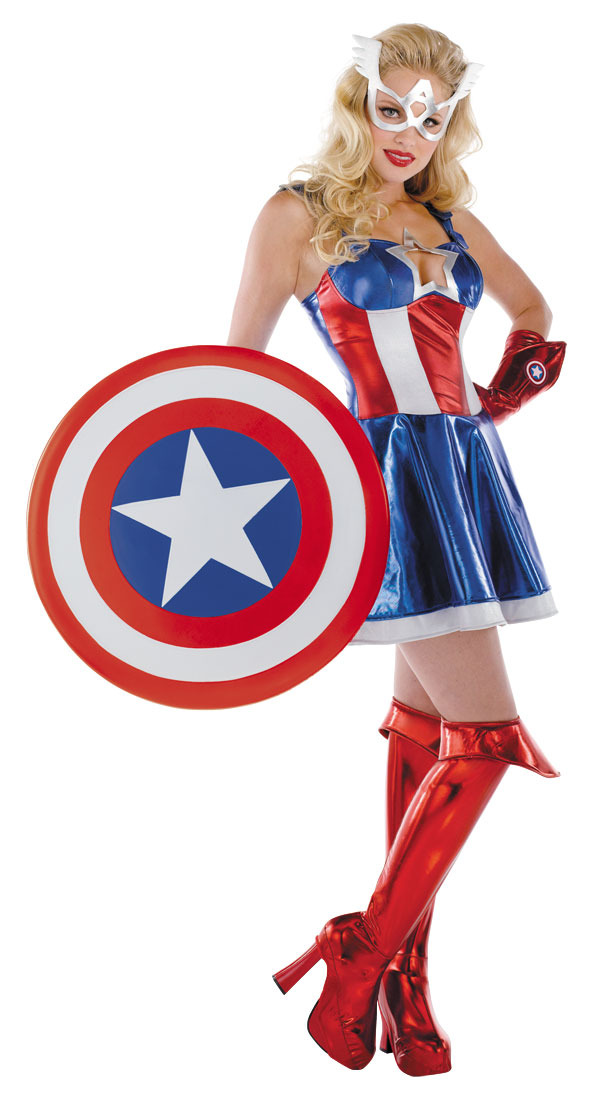 Sassy Sexy Prestige Captain America Costume