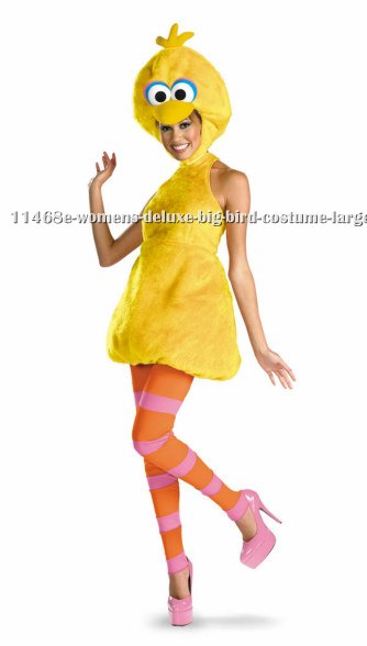 Womens Deluxe Big Bird Costume