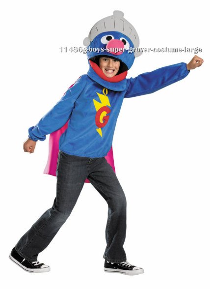 Teen Boys Super Grover Costume