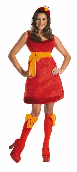 Deluxe Sassy Elmo Costume