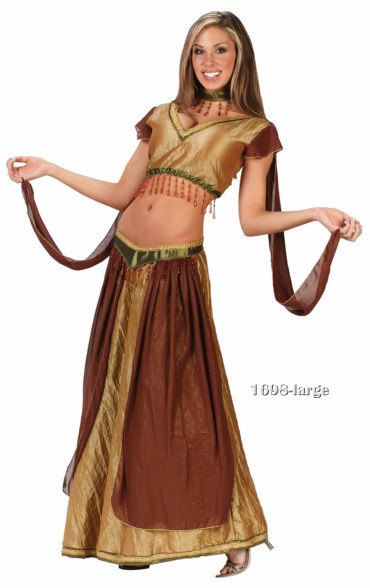 Teen Exotic Belly Dancer Costume