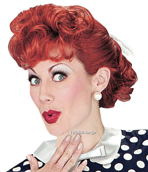 Adult I Love Lucy Costume Wig