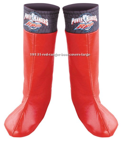 Red Ranger Boot Covers