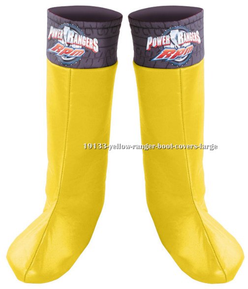 Yellow Ranger Boot Covers