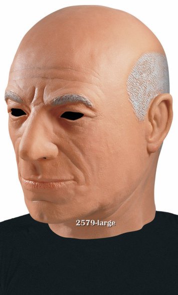 Starfleet Commander Captain Jean-Luc Picard Mask