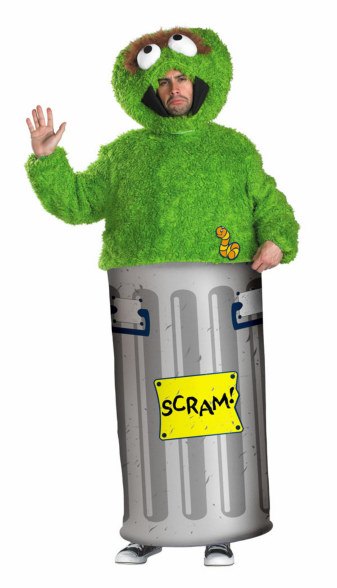 Teen and Adult Deluxe Oscar the Grouch Costume