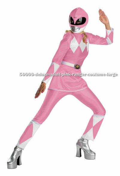 Deluxe Adult Pink Ranger Costume