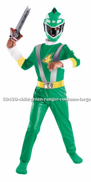 Kids Green Ranger Costume