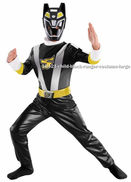 Kids Black Ranger Costume