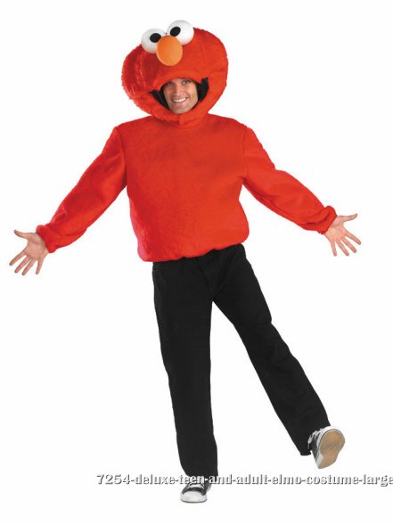 Deluxe Teen and Adult Elmo Costume