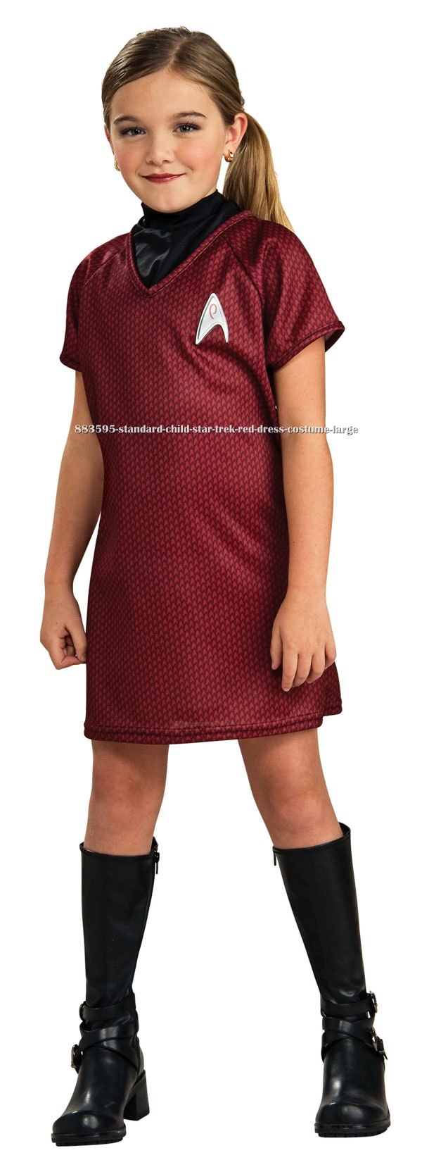 Standard Girls Star Trek Red Dress Costume