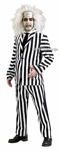 Deluxe Beetlejuice Adult Halloween Costume