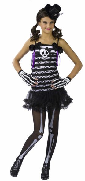 Teen Skeleton Sweetie Costume