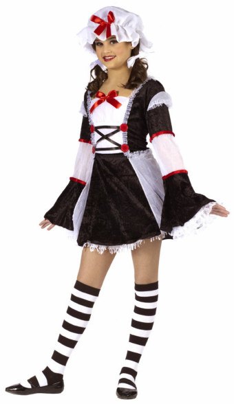 Girls and Teen Rag Darling Costume