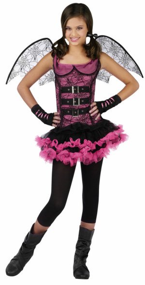 Teen and Tween Night Wing Spider Fairy Costume