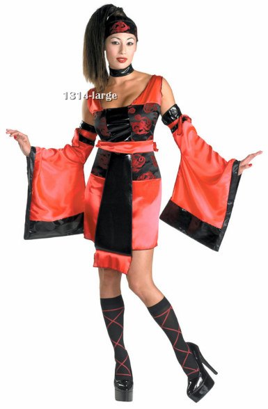 Teen or Adult Sexy Samurai Costume