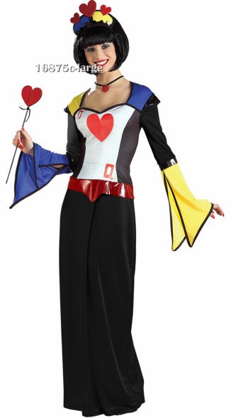 Teen and Adult Long Queen of Hearts