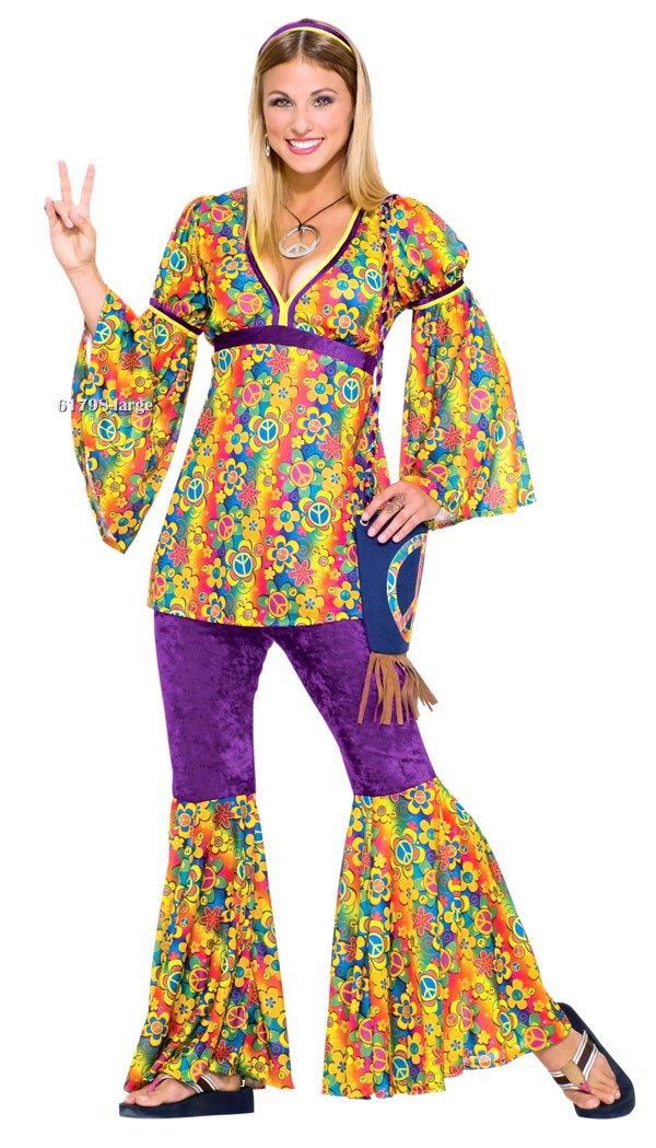 Teen Purple Haze Hippie Costume