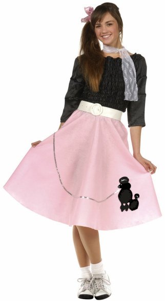 50's Girl Poodle Skirt Costume