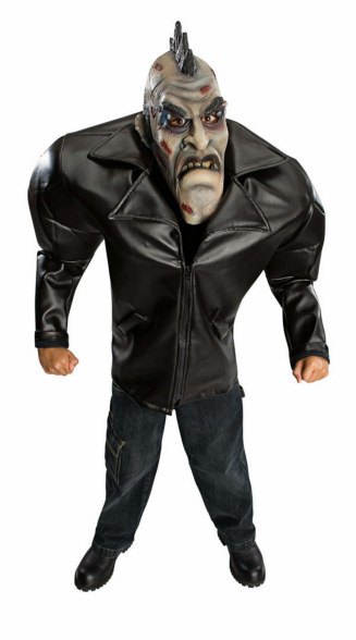 Teen Big Bruiser Punk Zombie Costume