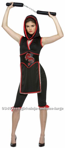 Teen Girl Ninja Costume