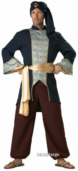 Adult Super Deluxe Royal Sultan Costume - Click Image to Close